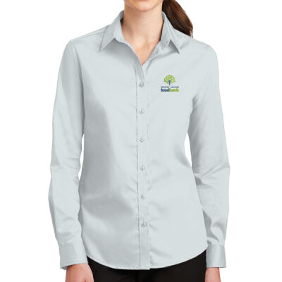 L664 - Ladies SuperPro ™ Twill Shirt Thumbnail
